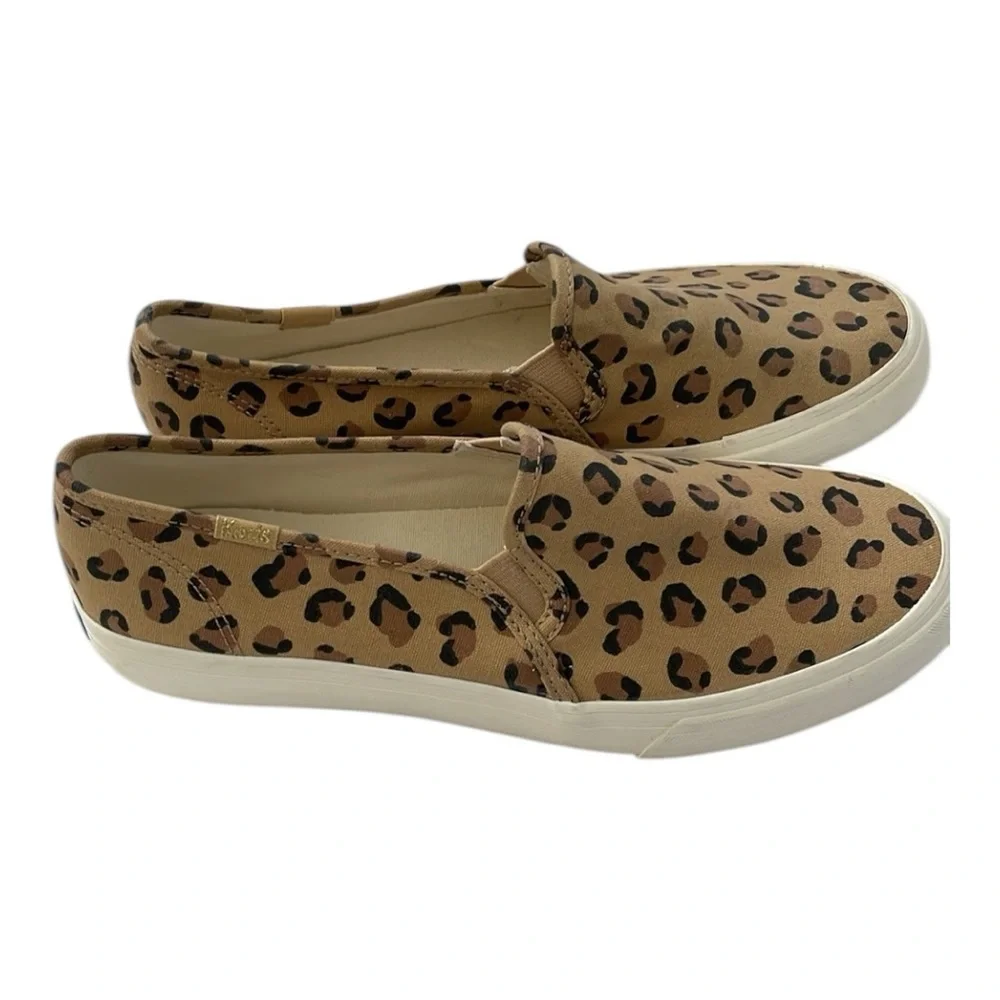 ♥️Keds♥️ Women's Leopard Print Slip-On Sneakers size (7) - Picture 2 of 7